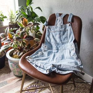 Levi’s Vintage Shortalls in Light Wash Denim